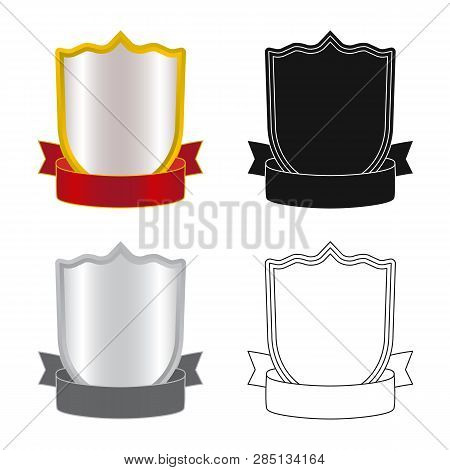 Vector Design Of Emblem And Badge Icon. Set Of Emblem And Sticker Vector Icon For Stock.
