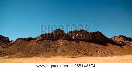 Desert Landscape El Berdj Canyon In Tassili Najjer National Park In Algeria