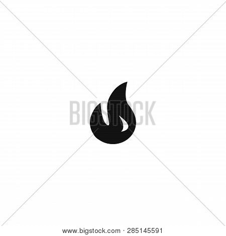 Fireicon. Vector Sign Flat Isolated On White Background Eps10