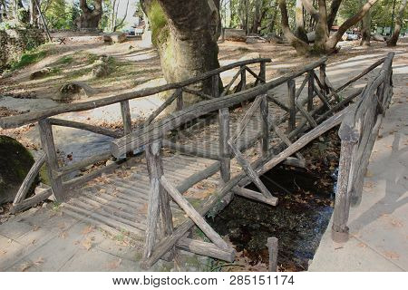 Agios Nikolaos Park Naousa Greece Europe