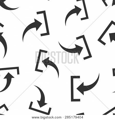 Download File Icon Seamless Pattern Background. Arrow Down Downloading Vector Illustration. Download