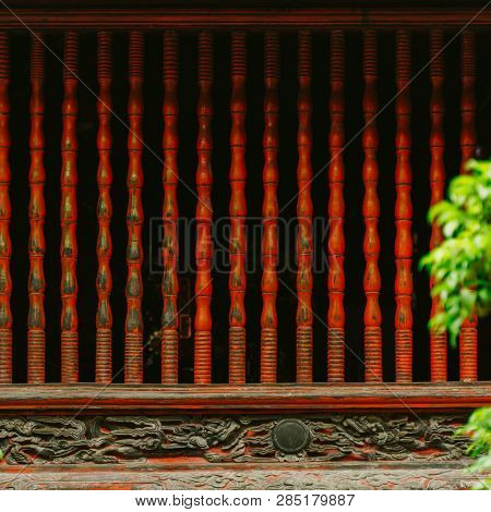 Temple Of Literature In Hanoi City, Vietnam. Van Mieu