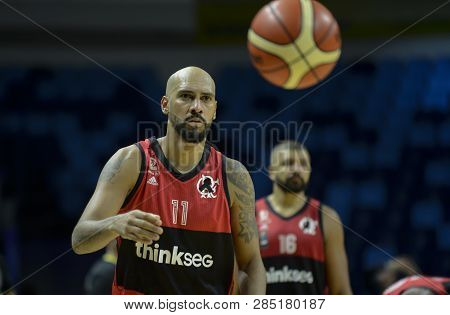 Rio, Brazil - February 15, 2019: Marquinhos Sousa Player In Match Between Flamengo X Austin Spur By 