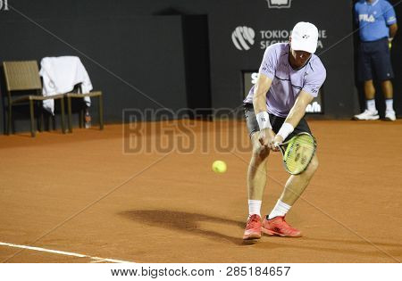 Rio, Brazil - February 16, 2019: Casper Ruud (nor) During Rio Open 2019 (atp 500) Held At The Jockey