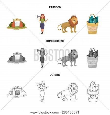 Isolated Object Of Nature  And Fun  Sign. Set Of Nature  And Entertainment Vector Icon For Stock.
