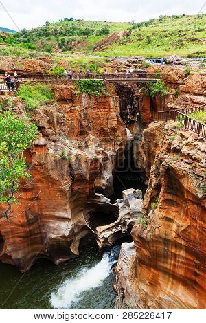 Bourkes Luck Potholes Canyon Scenery, South Africa