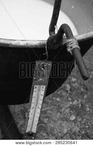 Old Tools Used By The Cheese Maker To Turn Milk Into Cheese