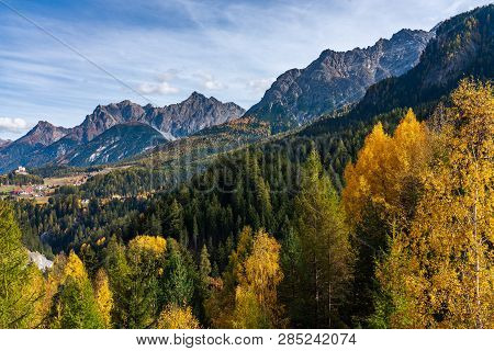 The Village Of Ardez, Graubunden In Switzerland
