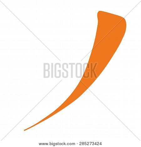 Main Chinese Hieroglyphs Calligraphy Graphic Symbol Colored Element (the Falling Leftwards Line), Ve
