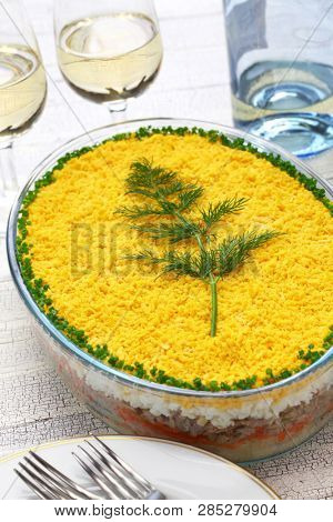 homemade mimosa salad, mimosa day dinner