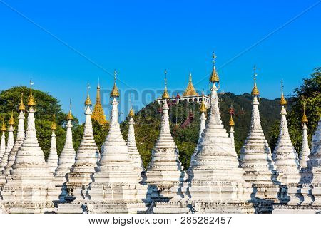 Sandamuni Pagoda temple at Mandalay city in Myanmar (Burma)