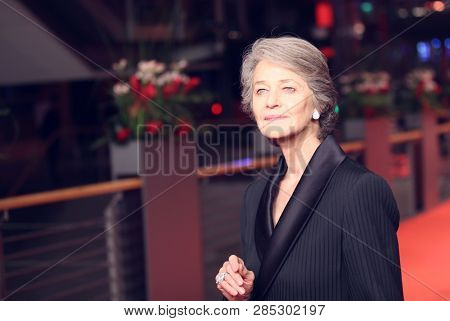 Charlotte Rampling attends the Homage Charlotte Rampling Honorary Golden Bear award ceremony during the 69th Berlinale  Festival Berlin at Berlinale Palace on February 14, 2019 in Berlin, Germany