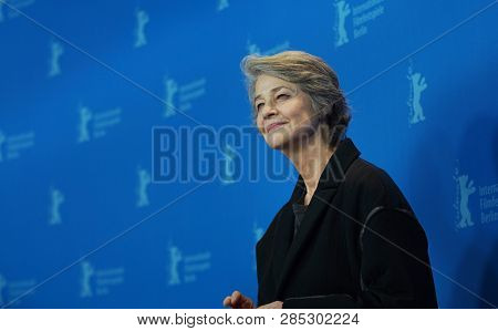  Charlotte Rampling attends the Hommage Charlotte Rampling photocall during the 69th Berlinale International Film Festival Berlin at Grand Hyatt Hotel on February 14, 2019 in Berlin, Germany          