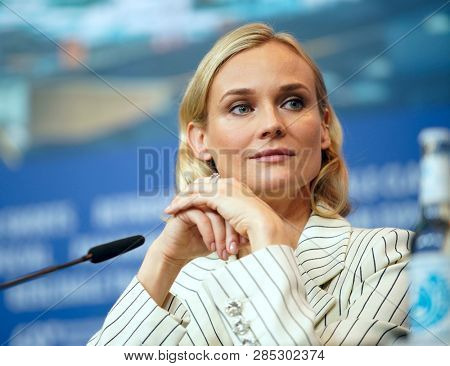 Diane Kruger is seen at the 'The Operative' (Die Agentin) press conference during the 69 Berlinale Festival Berlin at Grand Hyatt Hotel on February 10, 2019  in Berlin, Germany                       