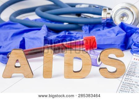 Aids Abbreviation Or Acronym Of Acquired Immunodeficiency Syndrome - Infection Caused By Human Immun