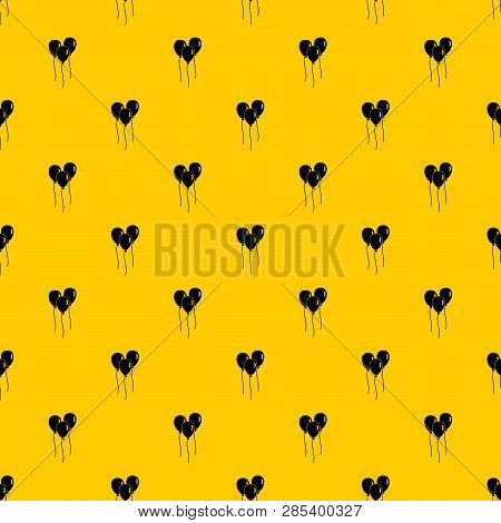 Balloons Pattern Seamless Vector Repeat Geometric Yellow For Any Design