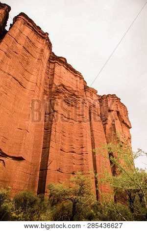 These Are The Shapes Made By The Eroded Rocks In The Talampaya.