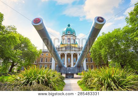London, Uk - May 22 2018: Imperial War Museums (iwm)  Intended To Record The Civil And Military War