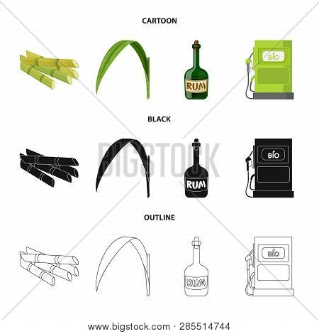 Vector Design Of Farm And Agriculture  Symbol. Set Of Farm And Technology Vector Icon For Stock.