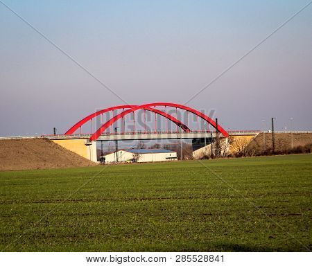 Bridge Of B6n Near Köthen Saxony Anhalt Photographed From Public Space