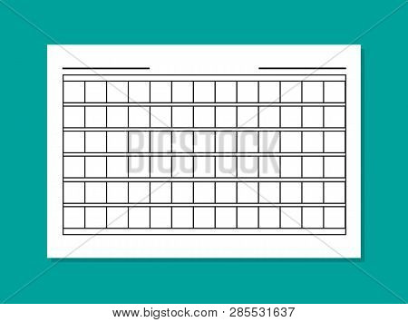 Squared Manuscript Vector Vector Illustration Concept Image Icon