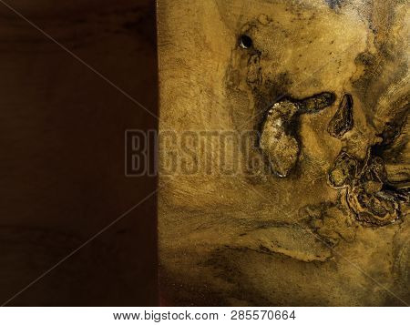 Natural Acacia Wood Texture, Background Close Up