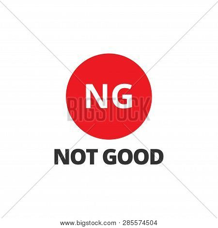 Ng Icon Design Template Vector Isolated Illustration