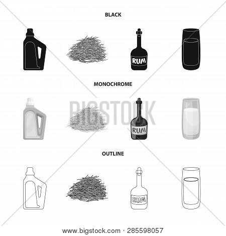 Vector Design Of Farm And Agriculture  Logo. Set Of Farm And Technology Vector Icon For Stock.