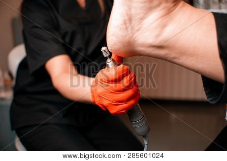 Medical Office, Podology, Treatment Of Foot Problems, Doctor And Patient, Healthy Lifestyle