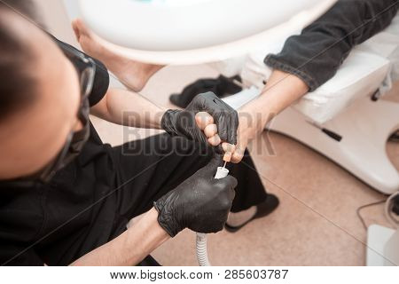 Medical Office, Podology, Treatment Of Foot Problems, Doctor And Patient, Healthy Lifestyle