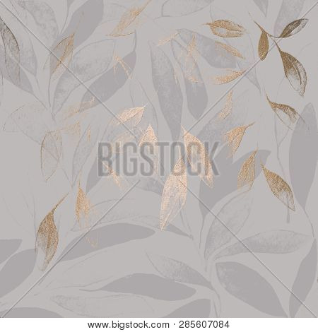 Light Brown Textured Background. Alpaca Color. Pastel Background with Gold. Luxury Texture. 300 dpi.
