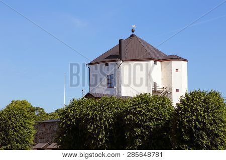 Exterior View Of The Medieval Nykoping Castle.