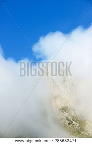 Peaks in Oza Valley, Pyrenees, Spain.