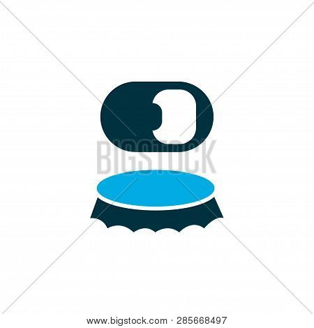 Bottle Opener Icon Colored Symbol. Premium Quality Isolated Design Element In Trendy Style.