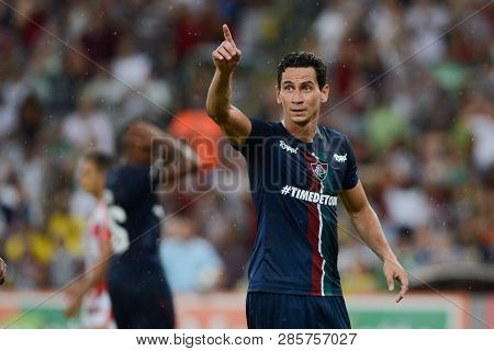 Rio, Brazil - February 22, 2019: Paulo Henrique Ganso Player In Match Between Bangu And Fluminense B