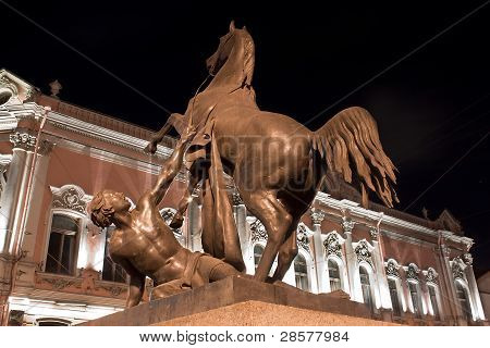 Most Anichkov, Petrohrad, Rusko