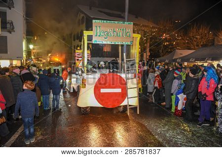 Participants In Costumes Perform A Street Procession At The Carnival