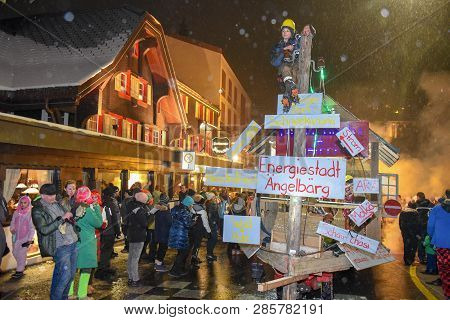 Participants In Costumes Perform A Street Procession At The Carnival