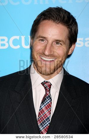 LOS ANGELES - JAN 6:  Sam Page arrives at the NBC Universal All-Star Winter TCA Party at The Athenauem on January 6, 2012 in Pasadena, CA