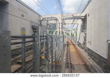 The Station Of Subway Ocean Park 2017 Hong Kong