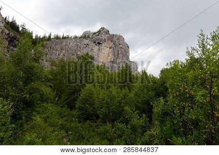 Mountain Landscape By The River Chuya, Altai Republic, Siberia, Russia