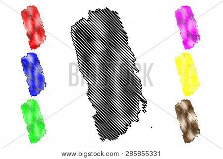 Binh Dinh Province (socialist Republic Of Vietnam, Subdivisions Of Vietnam) Map Vector Illustration,