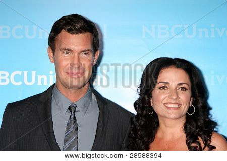Los Angeles jan 6: Jeff Lewis, Jenni Pulos kommt in der Nbc universal alle Sterne Winter Tca Partei