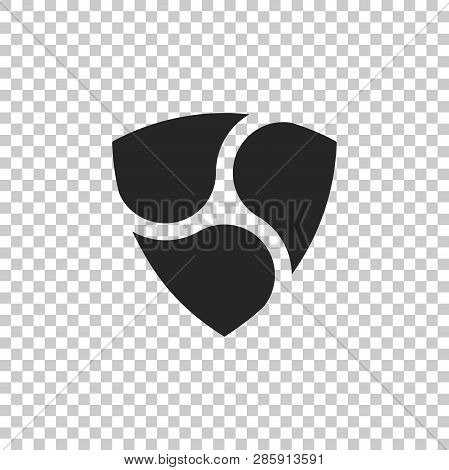 Cryptocurrency Coin Nem Xem Icon Isolated On Transparent Background. Physical Bit Coin. Digital Curr