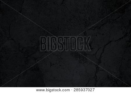 Black And Gray Marble Textures. Black Wall. Black Texture Background.