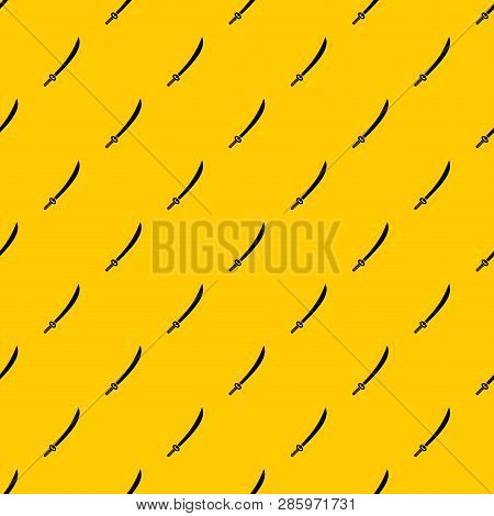 Katana Pattern Seamless Vector Repeat Geometric Yellow For Any Design