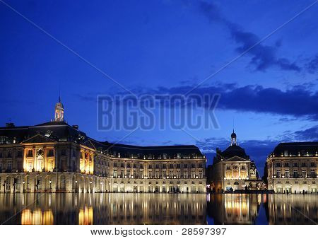 Place De La Bourse a Bordeaux In Francia