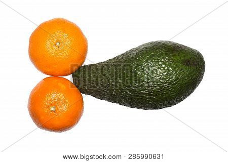 Exotic Fruits In The Shape Of The Penis.fruit In The Form Of Penis.the Penis Of Fruit.