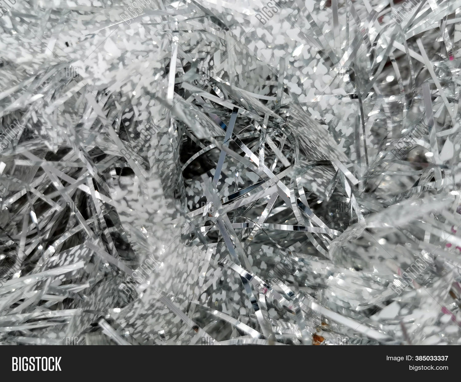 Silver Tinsel Image & Photo (Free Trial) Bigstock