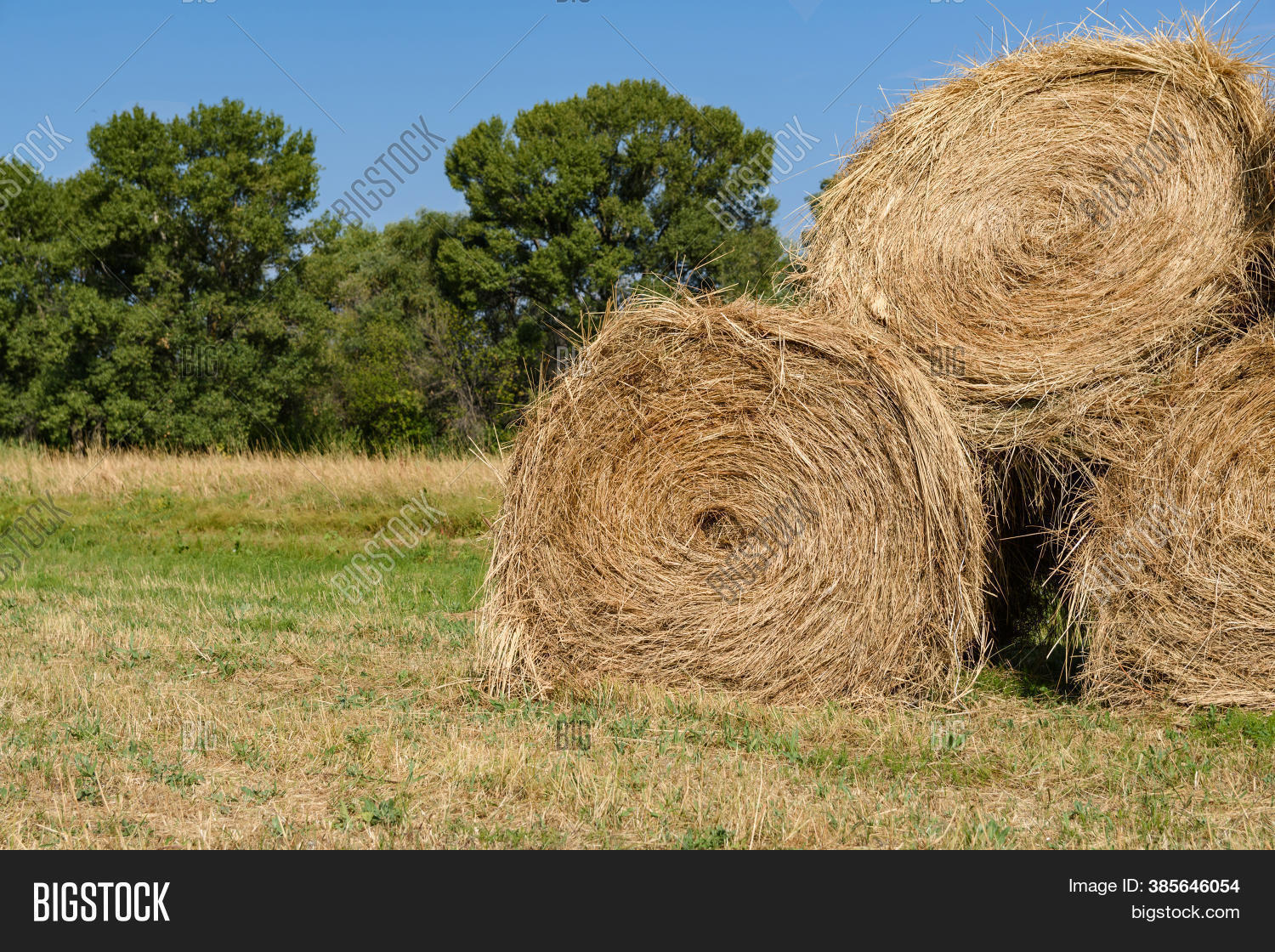 Haystacks Stacked One Image & Photo (Free Trial) | Bigstock